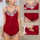 thumbnail image 2 of Pijama de Navidad Gibobby 2023 de encaje para mujer Sexy Rojo S, 2 of 5