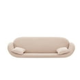 thumbnail image 6 of Siri 2 Piece Sofa and Accent Chair Set with Solid Wood Frame in Wheat, 6 of 8