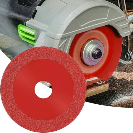 

Welpettie 1/5Pcs Glass Cutting Disc 4 Inch Diamond Circular Saw Blade Wear Resistant Tile Cutting Wheel Angle Grinder Accessories for Jade Crystal Wine Bottle Ceramic