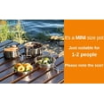 thumbnail image 4 of BeGrit Backpacking Camping Cookware Mini Picnic Camping Cooking Mess Kit with Pot and Pan Set for Hiking, 4 of 7