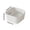 White, variant on Kitchen Strainer Basket, Small Colander for Washing Vegetables and Fruits, Multipurpose Plastic Drainer for Sink, Space Saving Kitchen Organizer for Daily Use