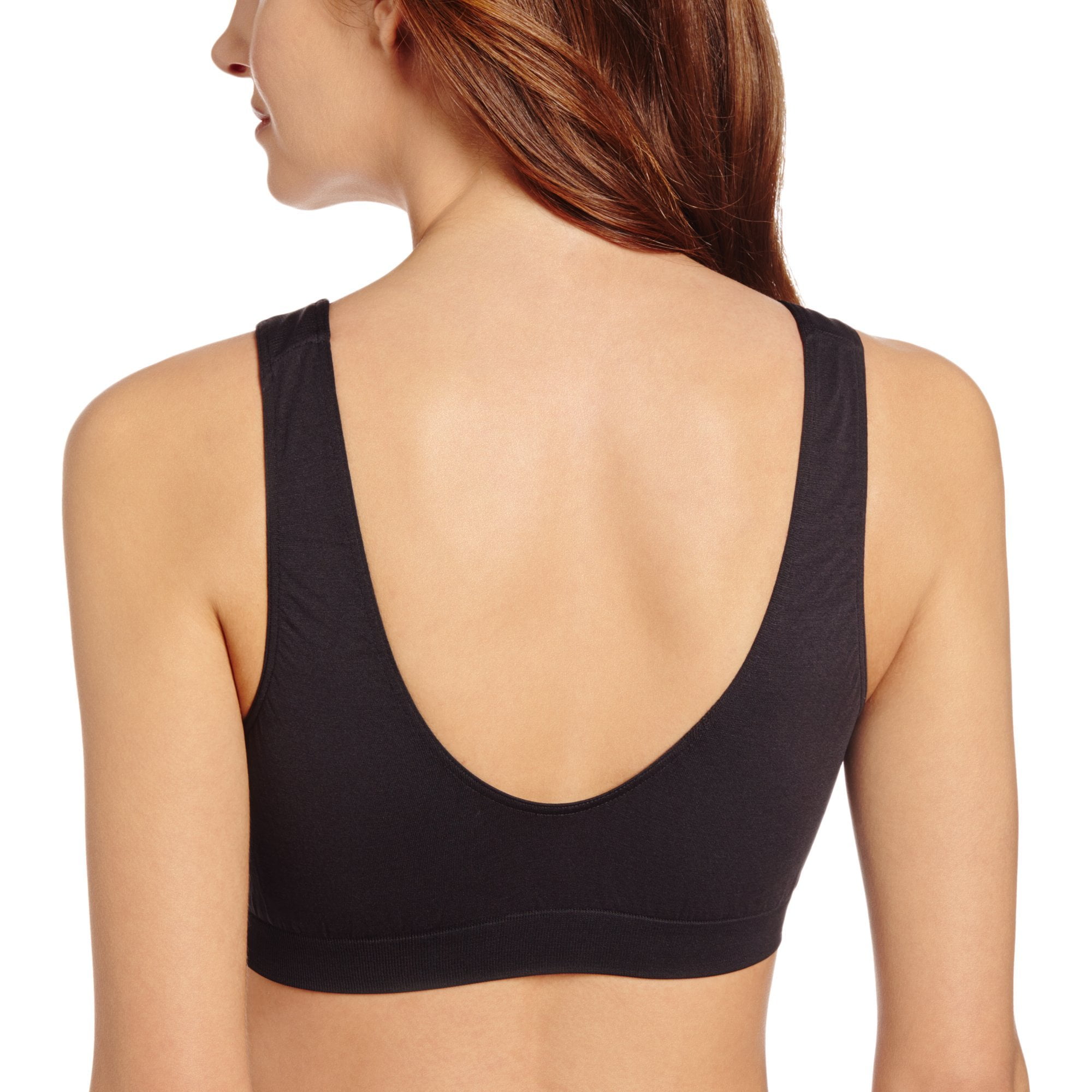 Bali Comfort Revolution Microfiber Crop Top Bralette Seamless