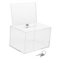 thumbnail image 4 of unbranded Caja Acrílica Transparente Para Sugerencias Y Donaciones Con Llave Para Uso En Fábricas Y Oficinas, 4 of 7