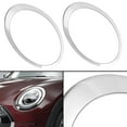 thumbnail image 2 of ALLTIMES 1 Pair Headlight Trims for MINI Clubman F54 2014-2019, 51137351371 / 51137351372, ABS, Chrome Silver or Glossy Black, 2 of 6