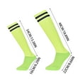 thumbnail image 2 of Soccer Shin Guards for Kids Youth, Shin Pads and Long Soccer Socks for 3-15 Years Old Boys Girls Toddler Children Teenagers, Soccer Equipment for Football Games Fluorescent Green, 2 of 3