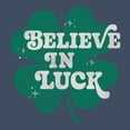 thumbnail image 2 of Juniors Lost Gods Believe in Luck Shamrock Sweatshirt, 2 of 3