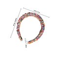 thumbnail image 4 of LOLIPPYY Girls Rhinestone Party Headband Sparkling Multi-Color Design 1 Pack Hair Accessory, 4 of 7