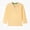 Yellow, variant on WAVSUF Girls Polo Shirt, Long Sleeve Henley Neck Solid Fall Warm School Top Yellow 7-8