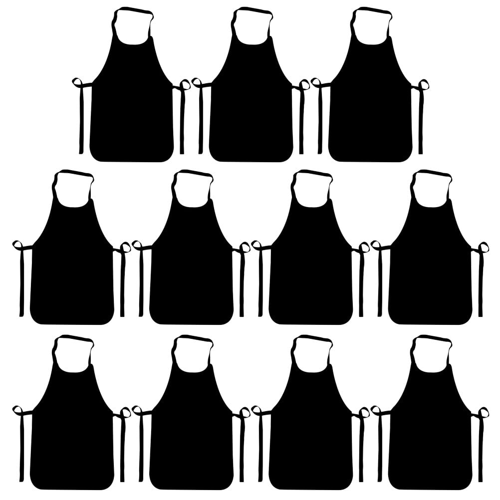 11pcs Unisex Disposable Aprons Thickened Oil Proof Antifouling Non