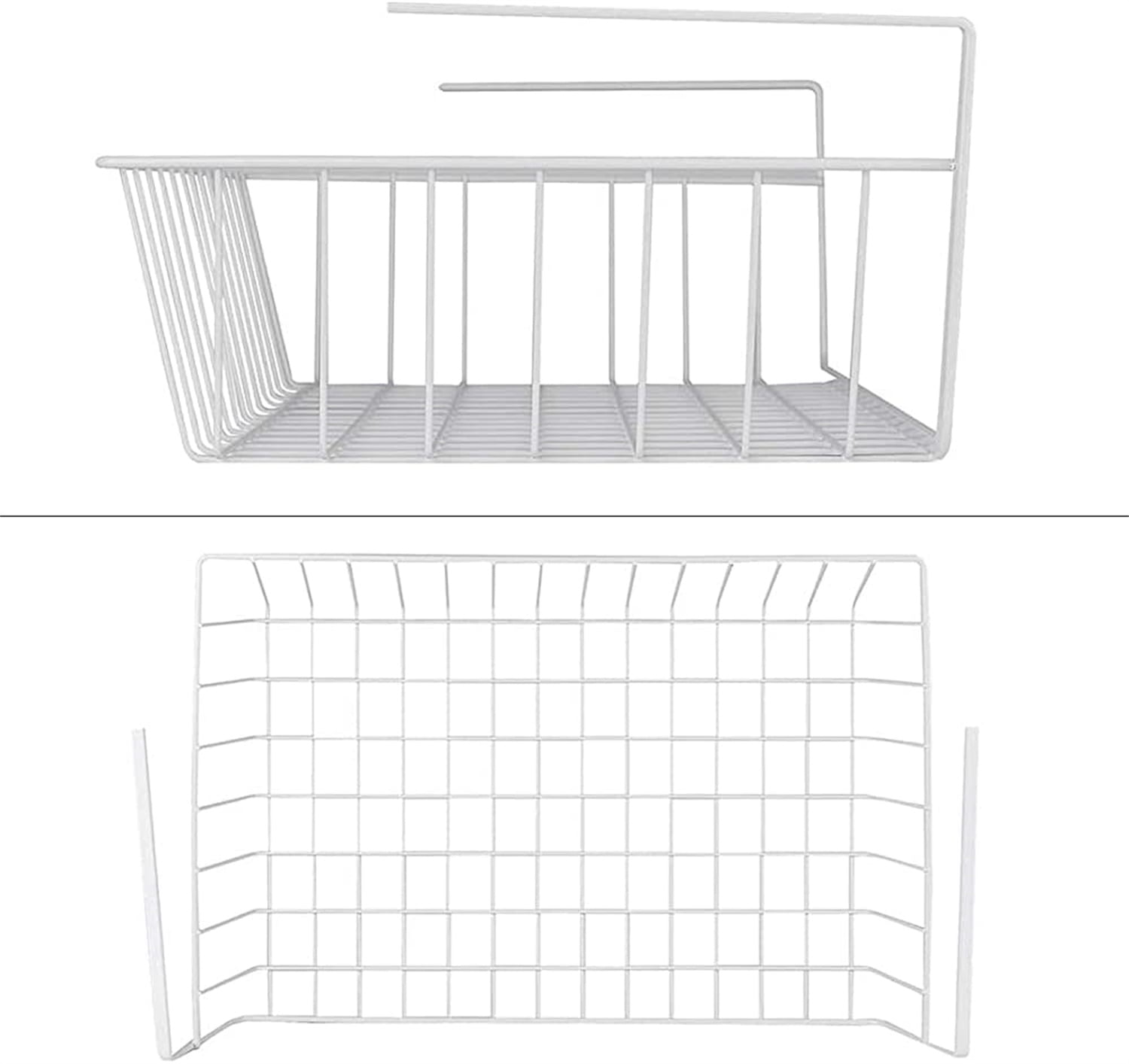 Alipis Under Shelf Storage Basket, Metal Wire Hanging Baskets Under Shelf  Organizer Cabinet Storage Container Holder for Kitchen, Pantry, Bathroom,  Office (Black) - Yahoo Shopping