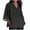 Black-38, variant on Summer Cotton Linen Blouse for Women 3/4 Sleeve Embroidery Loose Shirt Casual Tee