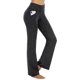 thumbnail image 1 of Pantalones de yoga IUGA Bootcut para mujer de cintura alta con bolsillos, 1 of 6