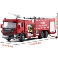 thumbnail image 2 of JIAHAOO KDW Water Tank Truck Model for Display Rescue Fire Police Vehicle Replica, 1:50 Scale, High-Quality Alloy & PC, 2 of 3