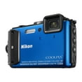 thumbnail image 2 of Nikon Coolpix AW130 16 Megapixel Compact Camera, Blue, 2 of 6