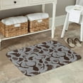 thumbnail image 7 of Yiaed Brown Moose with Pinecones Print Flannel Doormat Mat Outdoor Indoor Door Mats,Welcome Matt Outdoor Front Door Mat Doormat Outdoor Mat Outdoor Mat,16"x24", 7 of 7