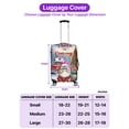 thumbnail image 5 of Santa is Coming Persian Merry Christmas Xmas Noel Truck Tree Travel Luggage Cover Cat Lover Kitten Owner Gifts Suitcase Dust Protective Decor - 02023, 5 of 5