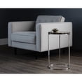 thumbnail image 2 of Sunpan Tillie 12.5" Modern Stone End Table in Stainless Steel/Black Agate Stone, 2 of 5