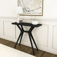 thumbnail image 2 of Plank+Beam Verso Console Table, 36 Inch Solid Wood Modern Sofa Table, Narrow Entryway Table for Hallway, Behind the Couch, Living Room, Foyer, Black, 2 of 7