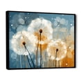 thumbnail image 2 of Designart "Sunbursts Through Dandelion s Lens I" Floral Floater Framed Canvas Wall Art, 2 of 7