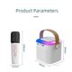 thumbnail image 4 of Micrófono de karaoke inalámbrico Altavoz Bluetooth para el hogar Niños Al aire libre Gran volumen Portátil Manos libres, 4 of 5