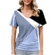 thumbnail image 2 of mfyjkho Tops Bohemios Para Mujer, Blusa Informal De Manga Corta Con Cuello En V Y Estampado Para Mujer Tops Para Hacer Ejercicio M, 2 of 6