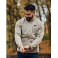 thumbnail image 2 of HENNCHEE Men's Heated Fleece Jacket with 12V 16,000mAh Battery, 5 Heating Zones & Dual Controls, Zip-Up Heated Sweatshirt, Gray/X-Large, 2 of 9