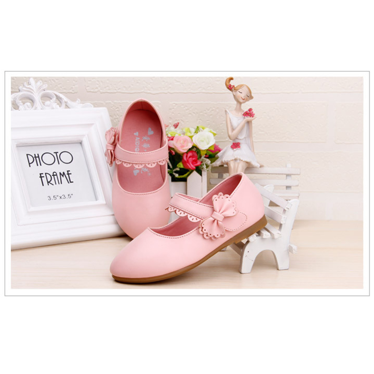 Hawee Ballet Flat Mary Jane Shoes Bowknot Princess Dress Shoes (Toddler Girls & Little Girls & Big Girls) - image 4 of 4