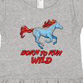 thumbnail image 4 of Inktastic Born to Run Wild- galloping horse Girls Toddler Dress, 4 of 5