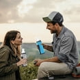 thumbnail image 5 of Sopiago Water Bottle Sleeve Sports Water Bottle Holder with Strap Cozy Insulated Glass Water Bottle Cover Bottle Koozies For Outdoor Cycling Workouts (Multicolor), 5 of 6