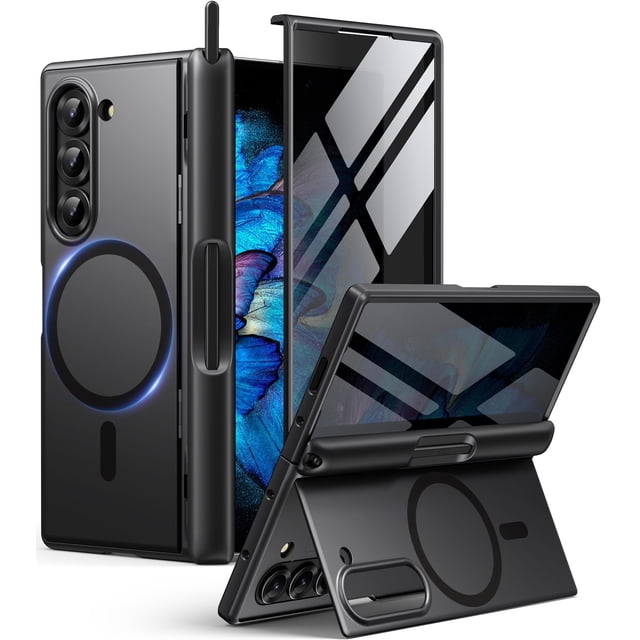 Funda magnética BERFY para Samsung Galaxy Z Fold 6 negra