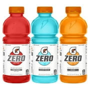 Gatorade G Zero Sugar Classic Variety Pack Thirst Quencher Sports Drink, 20 oz, 12 Pack Bottles