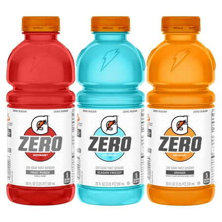 Gatorade G Zero Sugar Classic Variety Pack Thirst Quencher Sports Drink  20 fl oz  12 Pack Bottles((Best By/01/14/2025))