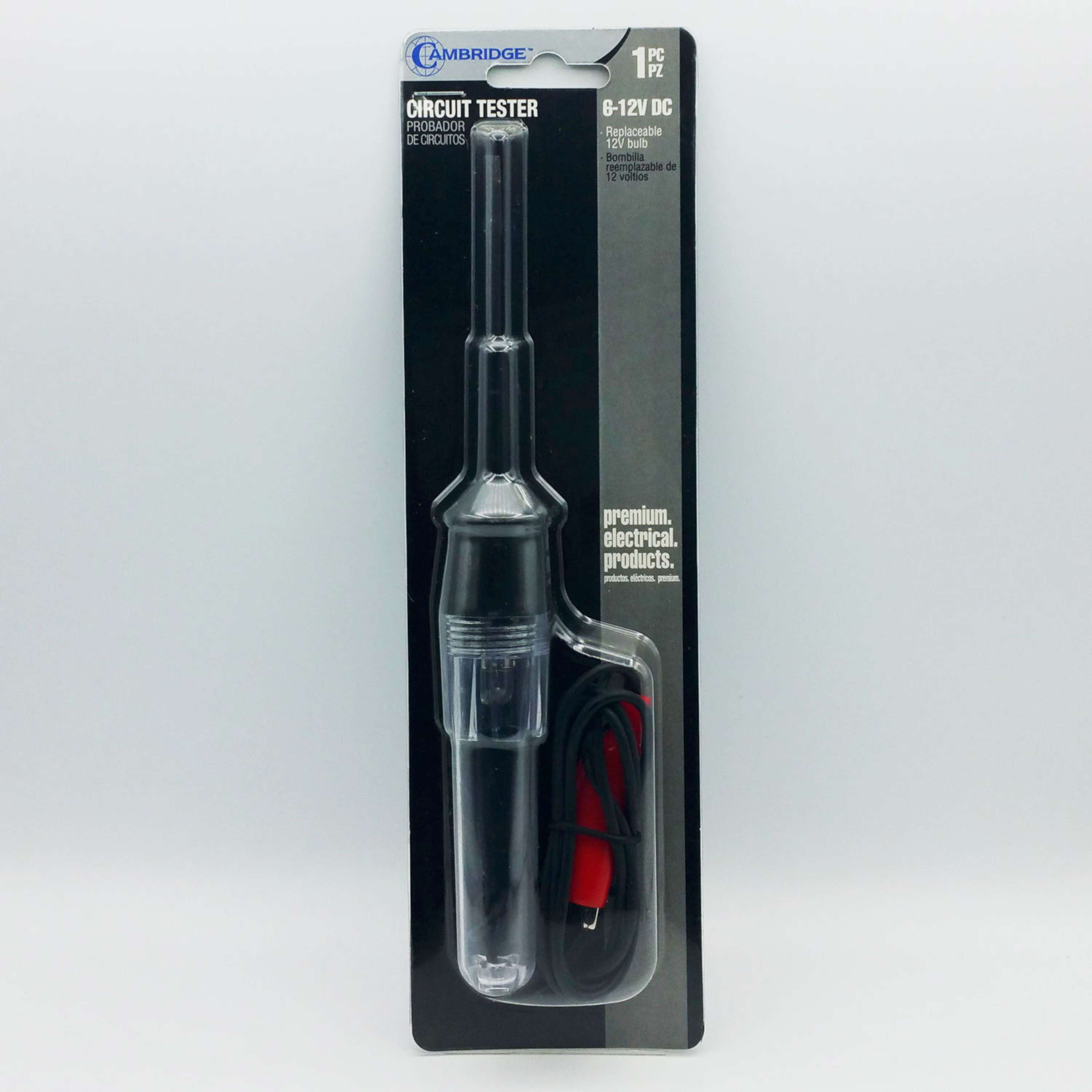 Cambridge HiLow Voltage Circuit Tester With Alligator Clip