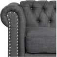 thumbnail image 5 of Morden Fort Fabric Sofa for Living Room Furniture Sets, Chair Loveseat and Sofa 3 Pieces Grey, 5 of 6