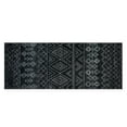 thumbnail image 2 of Washable Skid-Resistant Runner Rug Geometric Black 24" x 60", 2 of 9