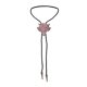thumbnail image 2 of Corbata de bolo Yinane Cuero Vaquero Occidental Bronce Rojo, 2 of 8