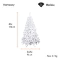 thumbnail image 2 of Árbol Artificial de Navidad HOMEASY Blanco 1.70, 2 of 7