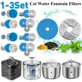 thumbnail image 2 of 1/3set Cat Water Fountain Filters Replacement Activated Carbon Filter Element Cat Water Drinking Fountain Filter Pet Accessories (3Pack E), 2 of 7