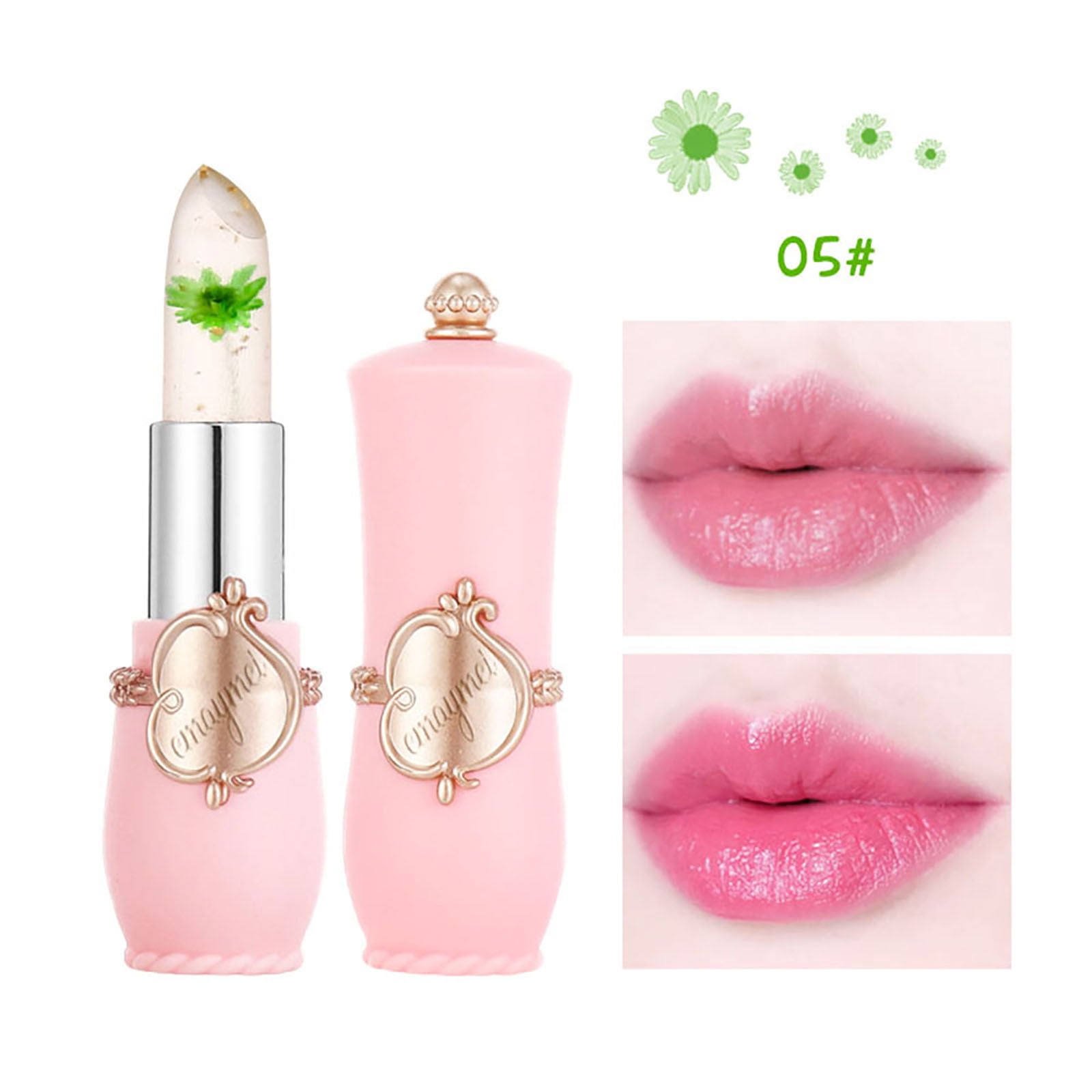 Cara Lady Beauty Bright Flower Crystal Jelly Lipstick Temperature