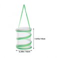 thumbnail image 2 of 2pcs Zippered Butterfly Habitat Cage Foldable Insect Butterfly Cylinder Mesh Cages, 2 of 5