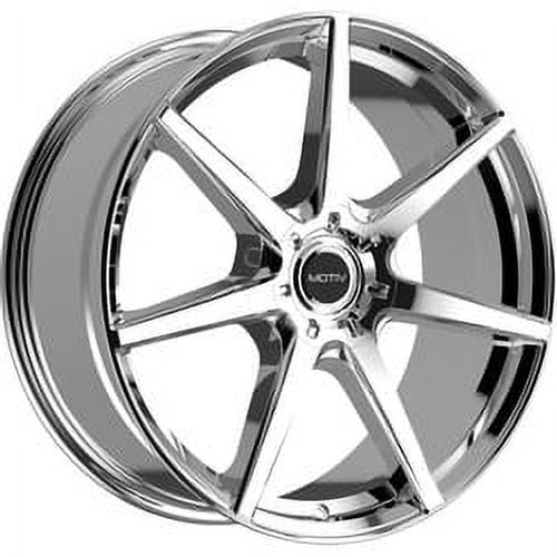 Motiv 17x7.5 5X4.50 432C Rigor Chrome Wheel Rim