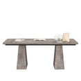 thumbnail image 3 of Fnova 63" Home Office Computer Desk, Gray Modern Executive Desk, Writing Desk, Easy to Assemble, 3 of 17