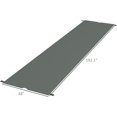 thumbnail image 2 of ZYPPPA 2 PCS 4 x 16ft Pergola Canopy Replacement, UV Protection Shade Cover, Easy to Install for 10 x 10ft Pergola, Cover ONLY, Dark Gray, 2 of 8