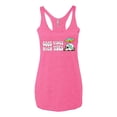 thumbnail image 2 of Wild Bobby Good Vibes High Tides Streetwear Women Tri-Blend Racerback Tank Top, 2 of 6