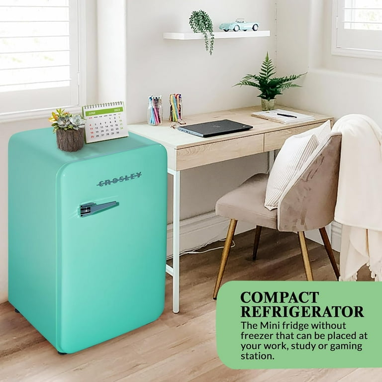 Crosley Classic Series 3.2 Cuft 1-Door Compact Refrigerator, Retro