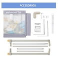 thumbnail image 2 of Barandilla Protector De Cama Infantil Barra De Seguridad 135 Color Lavanda, 2 of 8