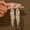 Gold, variant on Sunyuer Long Fashion Bow Tassel Earrings Rhinestone Long Tassels Dangle Earrings for Women