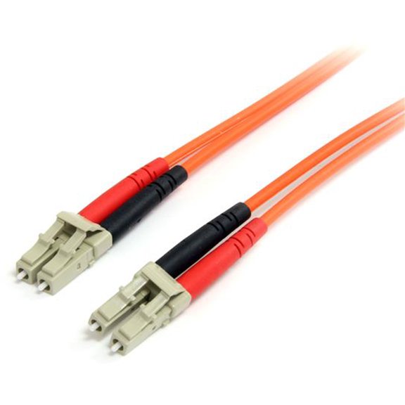 StarTech.com FIBLCLC1 3.28 ft. Multimode 62.5/125 Duplex Fiber Patch Cable LC - LC Male to Male