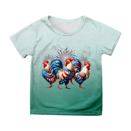 

Shirts for Teen Kids Boys Girls Short Sleeve Independence Day Prints T Shirt Child Tops Toddler Outfits 24 Months Girls Clothes Winter Girls Girls Long Sleeve Stripe Shirt 4 Years Girls Clothes Girls