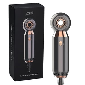 Hair Dryer 2 Speeds Adjustable Fast Drying Hairdryer Blow Dryer with 1 Concentrator Nozzle Portable